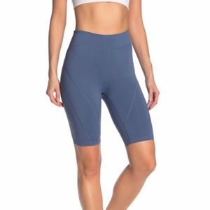 Free People Movement Baby Bike Shorts, Blue Spruce, S